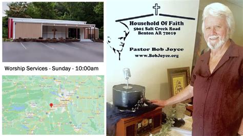 Contact information for osiekmaly.pl - The Official Facebook group of Pastor Bob Joyce and the Household of Faith Church in Benton, Arkansas. Household of Faith (HOF) 5601 Salt Creek Rd Benton, AR 72019 The official website is...
